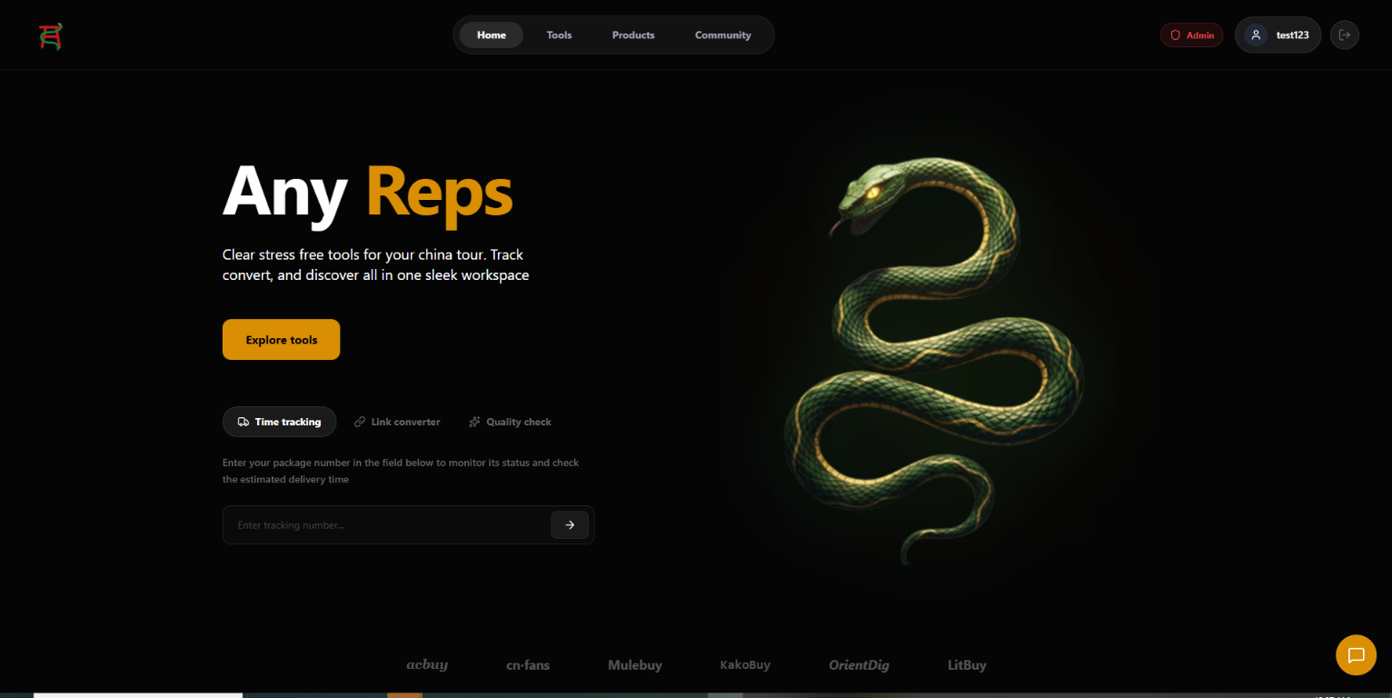E-commerce Multi-Tool & Tracking Web Platform